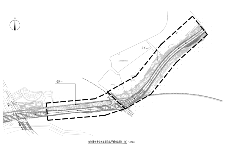 市政快速路桥梁施工图设计资料下载-[广东]城市快速路工程绿化工程施工图设计