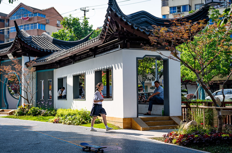 昆山花意街巷景观