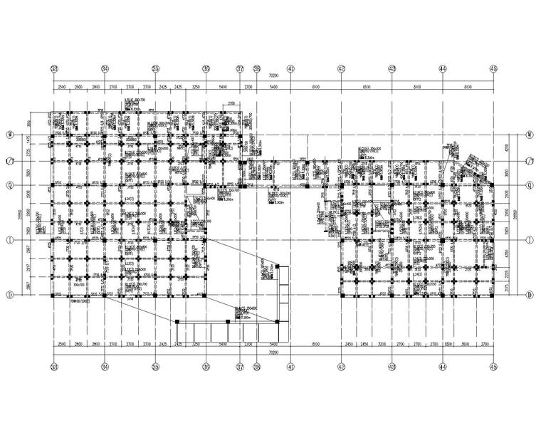 科研类建筑su资料下载-两层框架结构科研产业用房含人防地下室结施