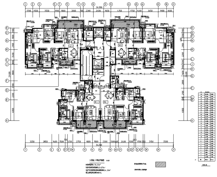 广西30层高层住宅-品字形户型图设计 (5).png