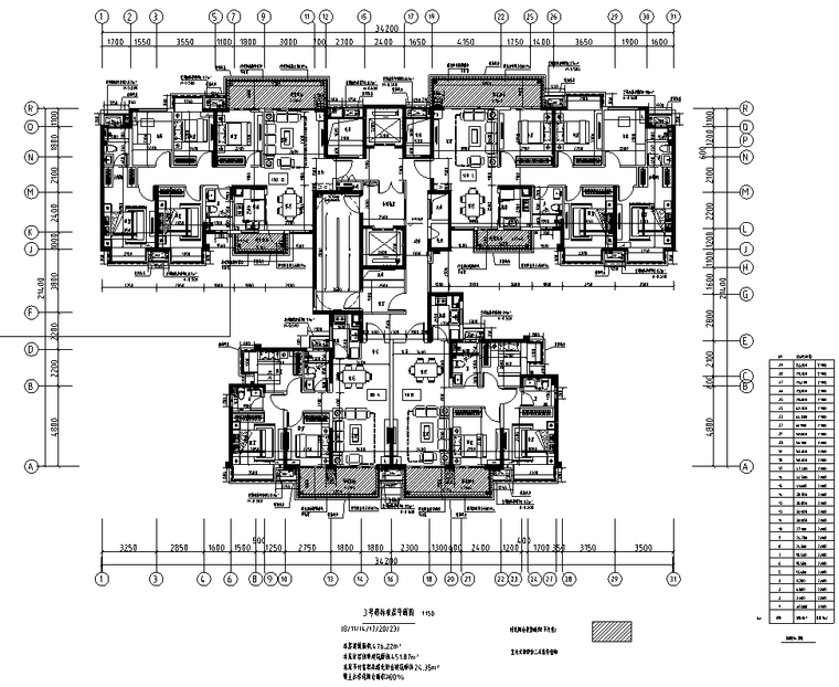 广西30层高层住宅-品字形户型图设计 (4).png