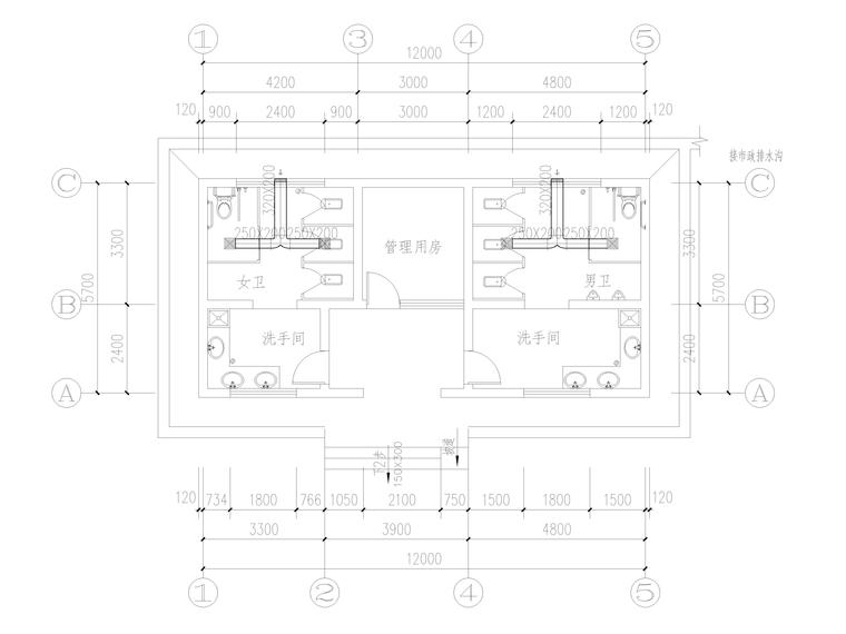 棚户区景观施工图资料下载-[贵州]棚户区附属配套项目暖通施工图2020