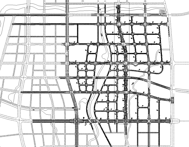 市政花坛设计图资料下载-[海南]三十条道路绿化工程设计图设计