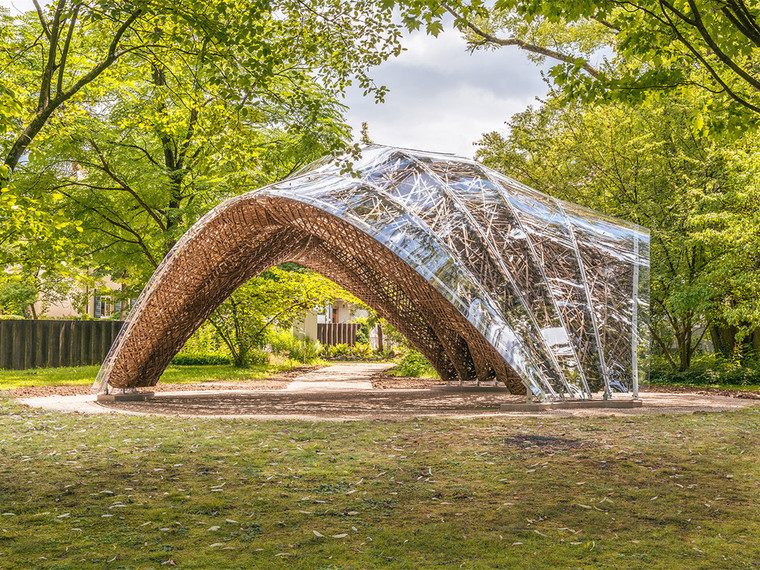 德国弗莱堡大学植物园livMatS展亭