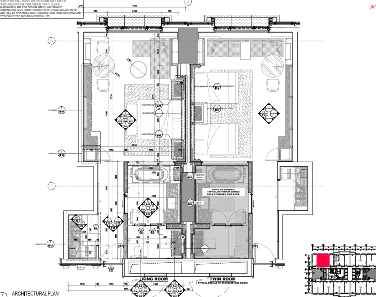 现代风万豪酒店样板间装修施工图设计 (1).png