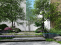 现代轻奢+极简雅致花园式住宅景观深化设计