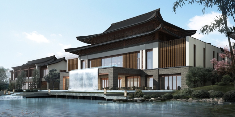 水电暖结构资料下载-[无锡]中式酒店建筑+结构+水电暖施工图CAD