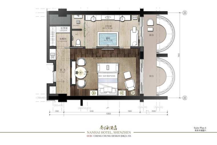 平面佈置方案合集-酒店空間標準客房-419p