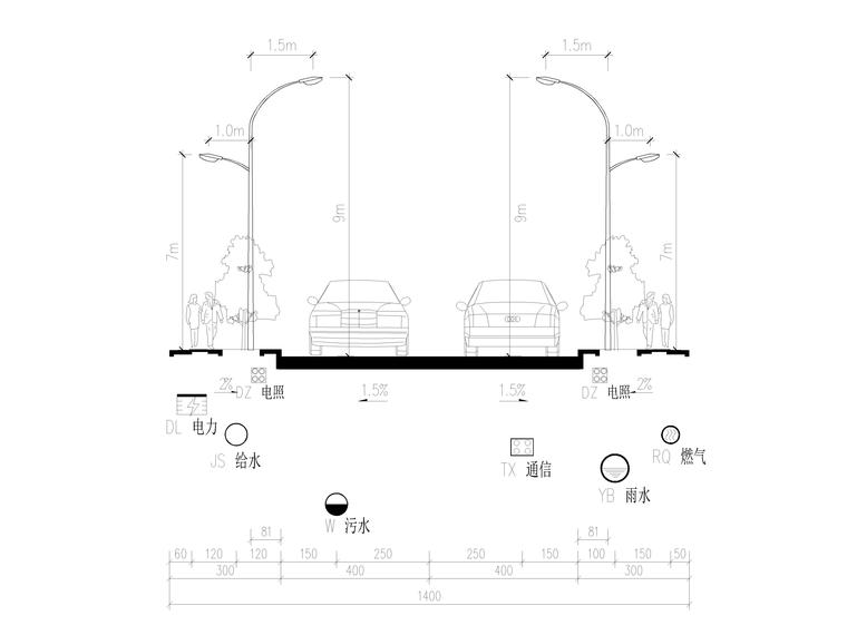 小市政电气工程资料下载-市政道路A线电气工程2021（含工程清单）