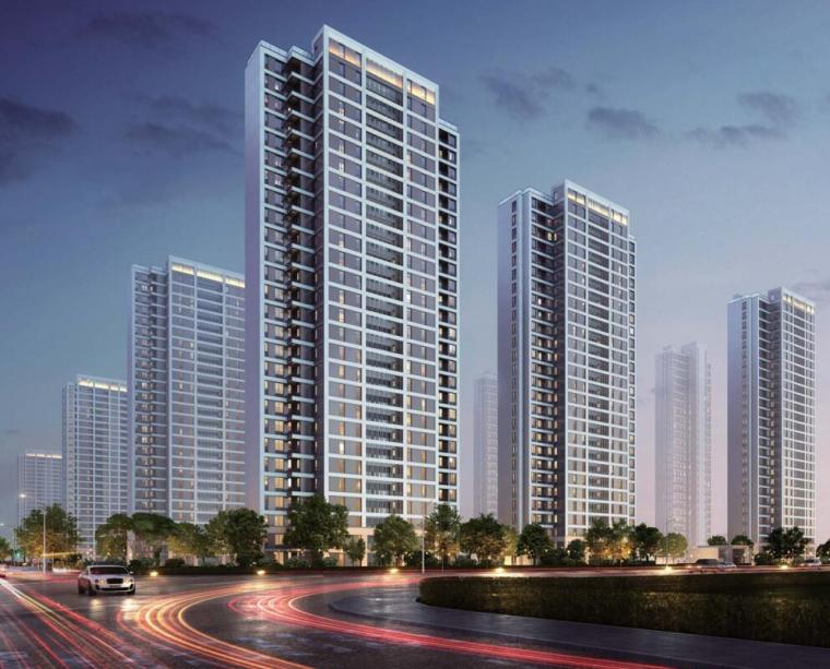 商业现代建筑资料下载-[浙江]现代高层住宅+商业建筑方案设计2020
