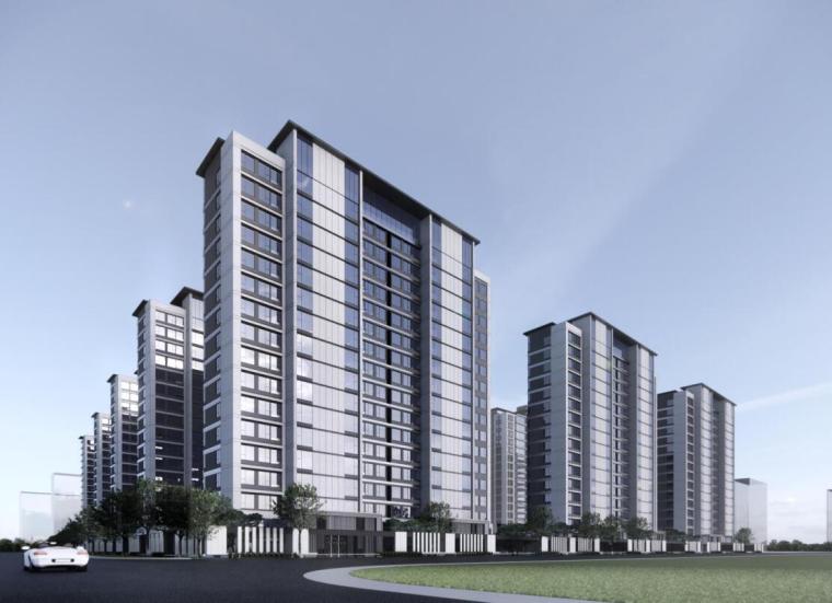 现代化模型资料下载-江苏国际现代化-中央商务住宅建筑方案2020