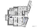 沈阳现代奢华复式豪宅装修施工图 CAD+PDF