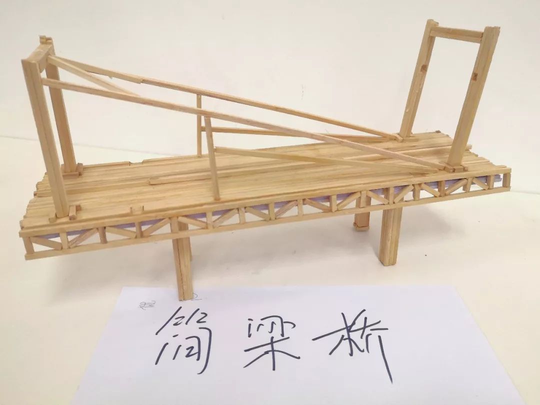 [分享]来看看未来桥梁设计大师的桥梁模型