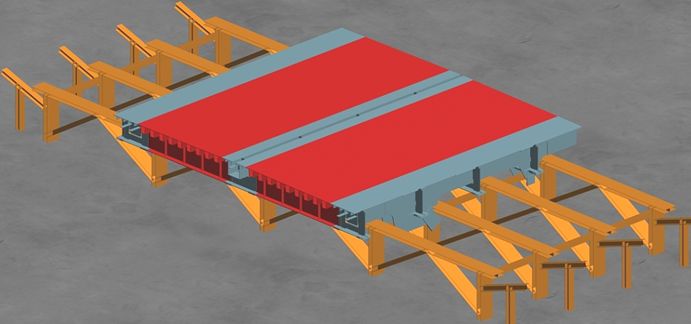 [分享]五跨鋼桁架樑斜拉橋鋼桁梁製作過程圖文詳解