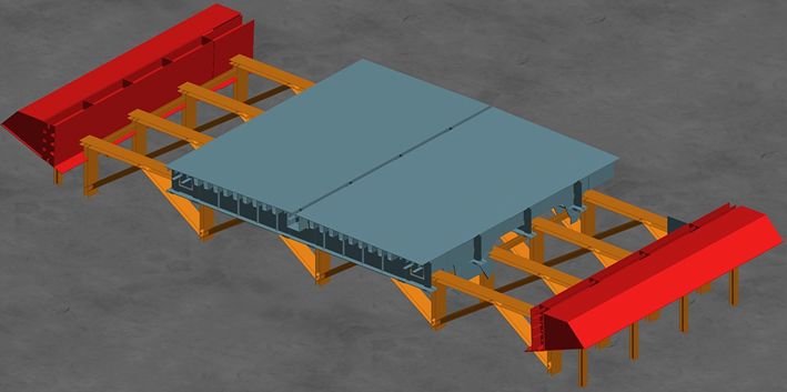 [分享]五跨鋼桁架樑斜拉橋鋼桁梁製作過程圖文詳解