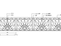 铁艺栏杆节点详图