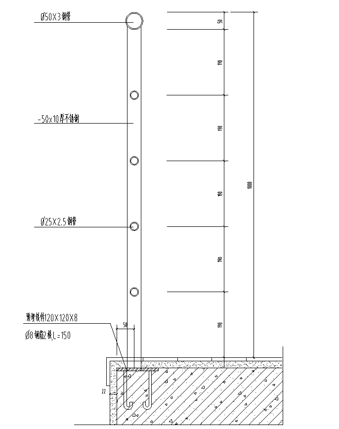 zj401楼梯栏杆大样图图片