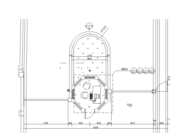现代高端小区入口设计资料下载-欧式住宅小区入口详图设计