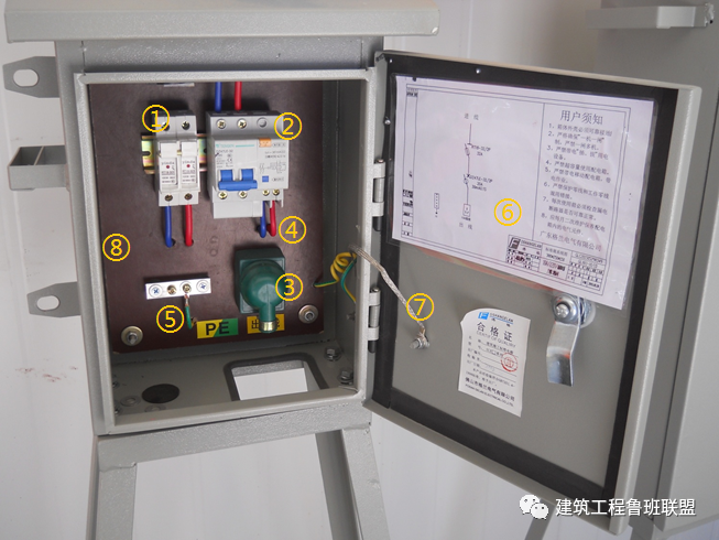 [分享]施工现场三级电箱如何配置?图示详解!