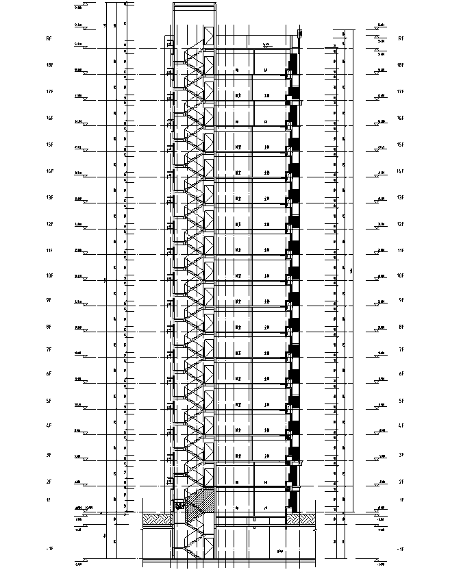 [福建]18层高-高层住宅户型图设计2020_7
