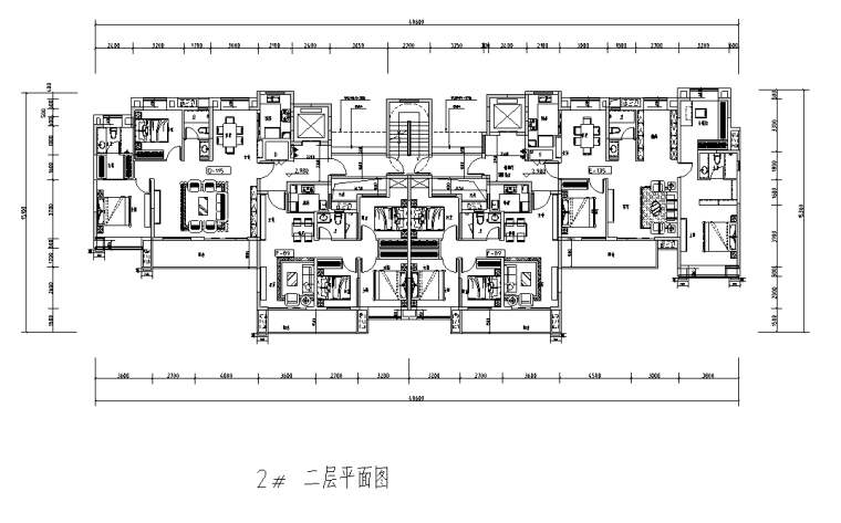 [福建]18层高-高层住宅户型图设计2020_5