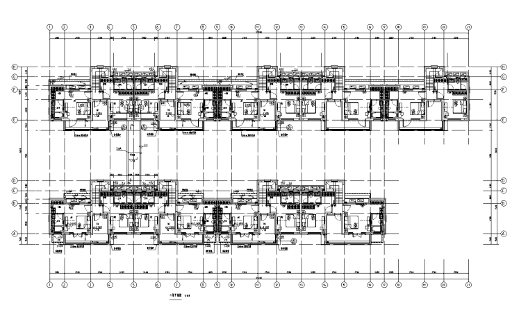 高层户型双电梯135平资料下载-[山东]雅乐居135平合院5+4户型图设计2020