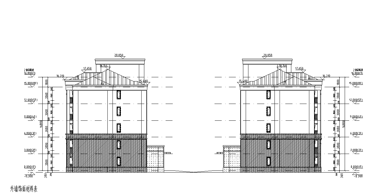 [宁夏]新古典风高层洋房住宅户型设计