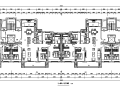 [河北]170平方1梯2户住宅户型图设计2020