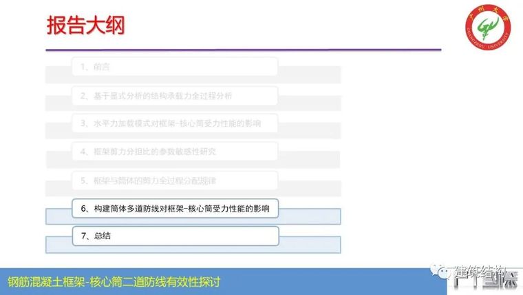 钢筋混凝土框架-核心筒结构二道防线有效性_49