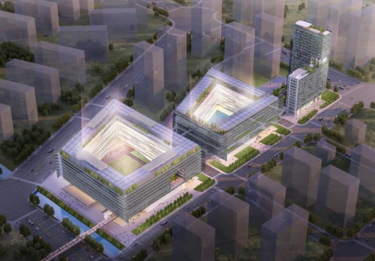创新科技企业办公产业园资料下载-[南京]高层办公产业园规划设计文本2020
