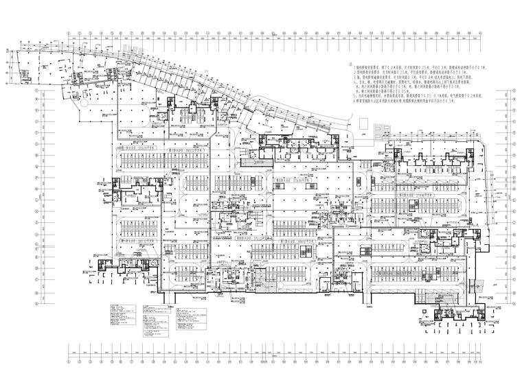 地下室车库电气图资料下载-贵州大数据园综合体地下室车库电气施工图