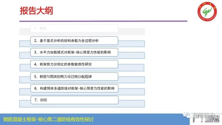 钢筋混凝土框架-核心筒结构二道防线有效性_14