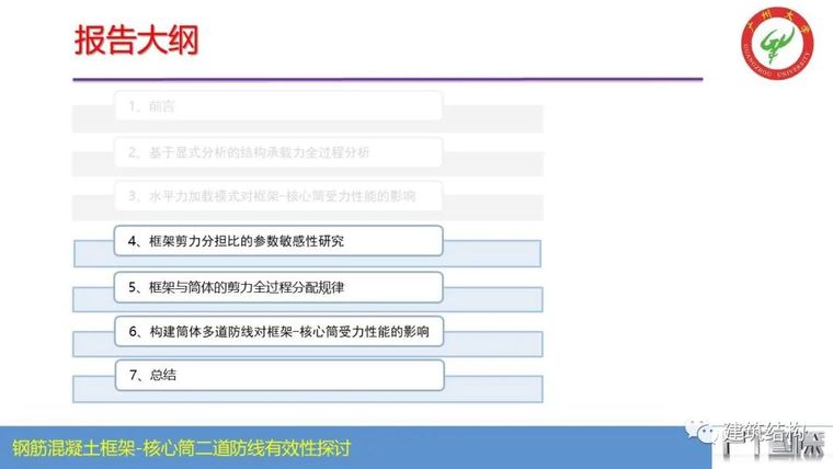 钢筋混凝土框架-核心筒结构二道防线有效性_32
