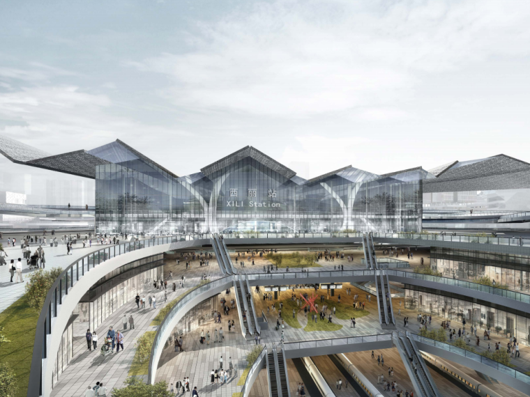 高铁交通枢纽设计汇报文本资料下载-未来城市设计综合交通枢纽地区咨询文本2020