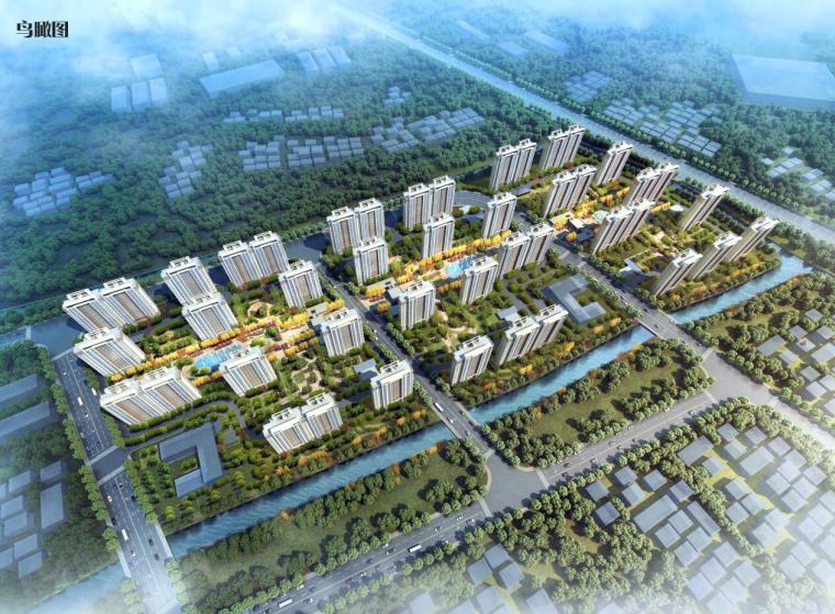 2020居住区案例资料下载-[上海]现代简洁-公园居住区建筑方案2020