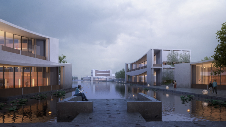 [分享]清水混凝土建筑玉环博物馆和图书馆结构设计