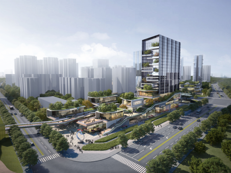 30套城市综合项目开发资料下载-综合开发TOD综合项目建筑+规划方案文本2019