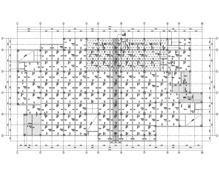 5层大学食堂设计资料下载-四层钢筋砼框架结构大学食堂结施2019