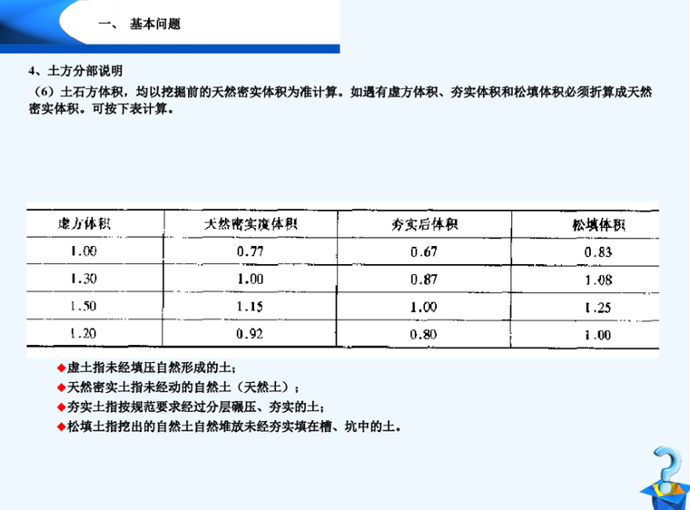 雨水工程土石方工程量计算资料下载-土石方工程工程量计算课件PPT