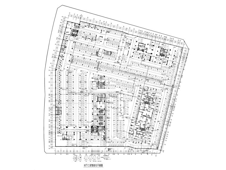 大厦智能化施工图资料下载-弱电智能化A地块施工图