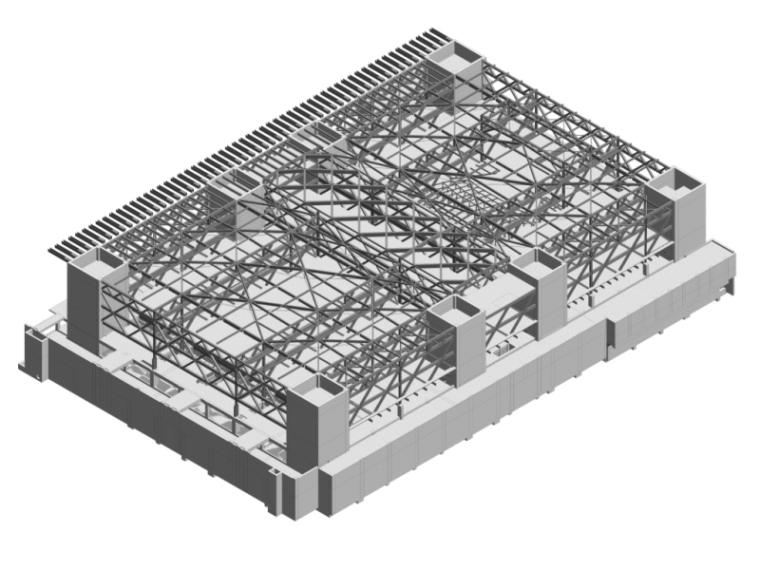 高层钢骨柱框架楼施工方案资料下载-[北京]冰上运动中心钢构施工方案2018 207P