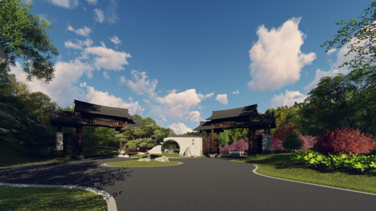 现代旅游度假 生态人居温泉度假区规划设计-旅游度假村景观-筑龙园林