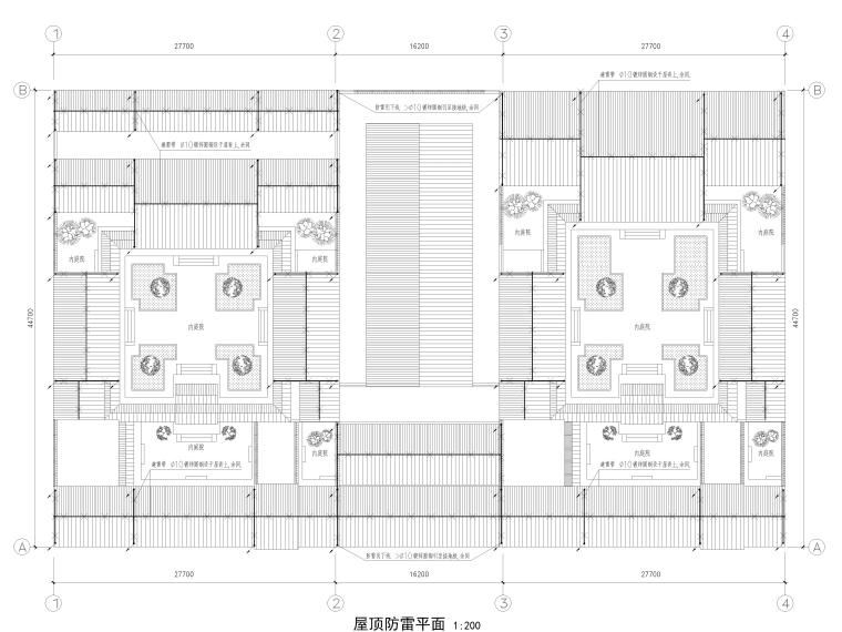 四合院办公建筑施工图资料下载-[北京]四合院住宅工程电气施工图