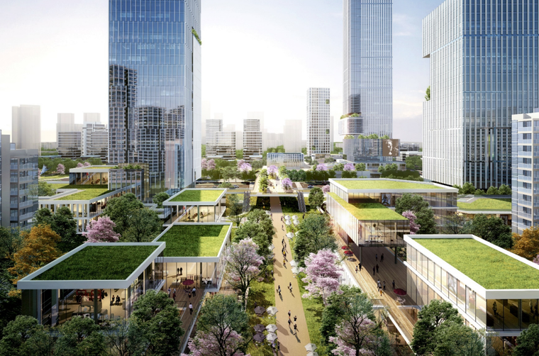 tod一体化高端生态住-商务办公区城市设计-城市规划-筑龙建筑设计论坛