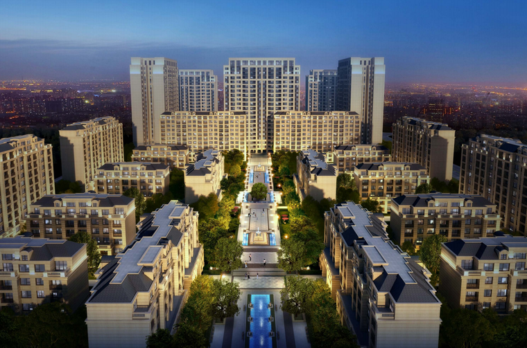 重庆欧式高端轻奢高层-洋房建筑方案2020