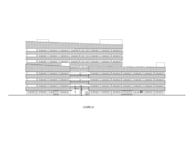 综合医院建筑施工图CAD资料下载-[贵州]高层医院建筑施工图CAD2018