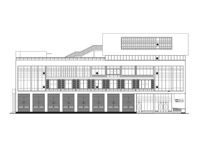 消防站设计资料下载-[贵州]高层消防站施工图CAD2019