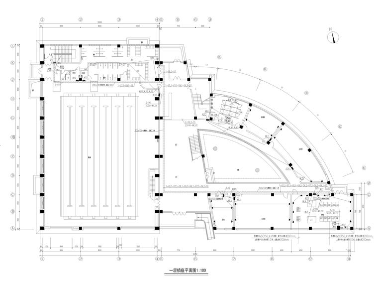 建筑图活动中心资料下载-[北京]体育活动中心电气施工图