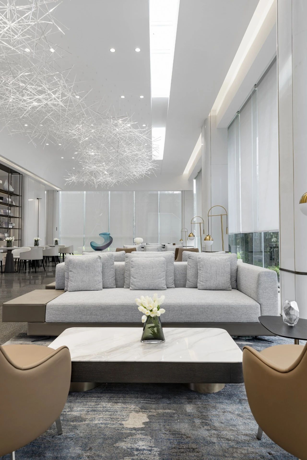 成都合能枫丹新悦售楼处-曼图设计-商业展示空间设计案例-筑龙室内