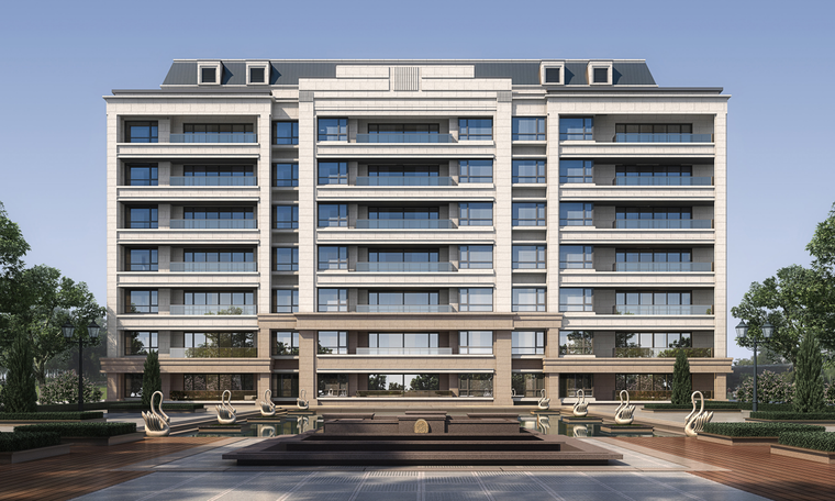 [江苏]现代婉约古典高层 洋房建筑方案2020-居住建筑-筑龙建筑设计